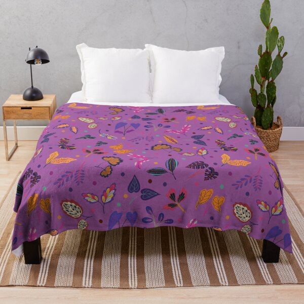 Item preview, Maximalist Flowers on Sunset Purple designed and sold by KSimpson838.