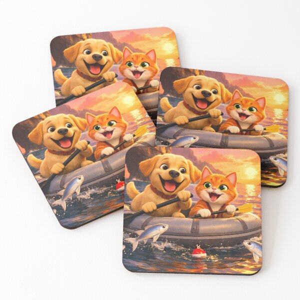 Item preview, Richie & Mika: Sunset Boat Fishing Adventure designed and sold by DreamBig-Shop.