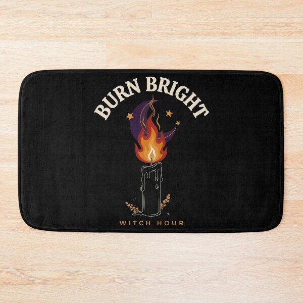 Item preview, Burn Bright Candle Witch T-Shirt | Witch Hour Halloween Graphic Tee v19 designed and sold by DarylWelsh2024.