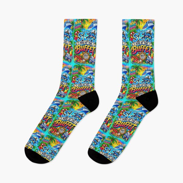Item preview, TRAVEL COLLECTION - FAMILY CRUISE - TRAVEL COLLECTION - SEA YOU AT THE BUFFET • 2027 v2 - Aqua #00FFFF designed and sold by WheelieGdArt.