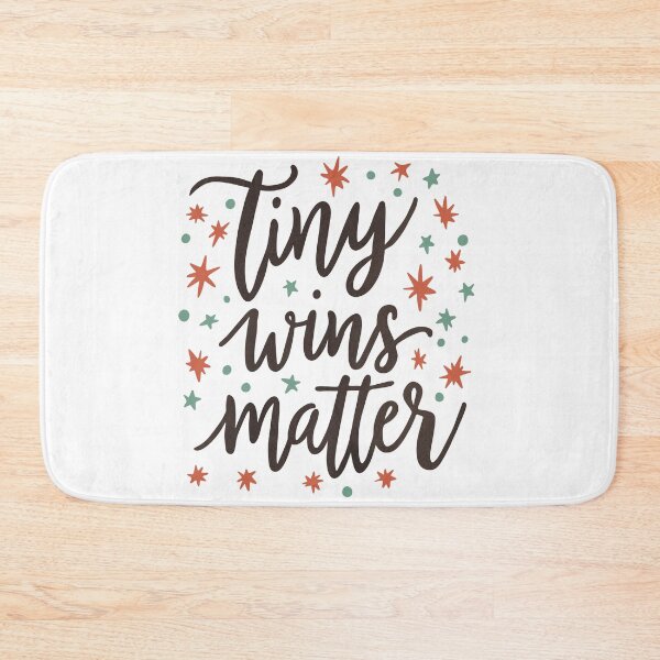 Item preview, Tiny Wins Matter Handwritten Quote Design designed and sold by DinaArtStudio.