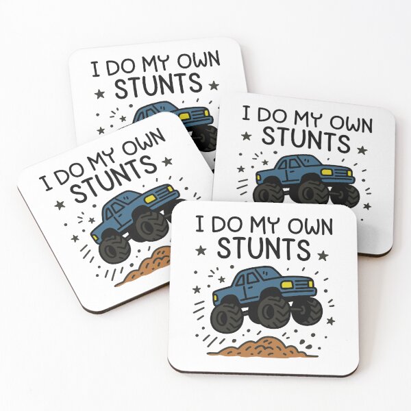 Item preview, I Do My Own Stunts - Funny Monster Truck Boy Injury Gift designed and sold by gunaone-design.