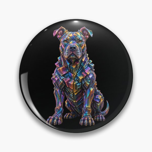 Item preview, Bismuth Pitbull designed and sold by AbstractAnom.