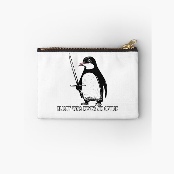 Item preview, Flight Was Never an Option – Funny Sword-Wielding Penguin designed and sold by IronLazarus.