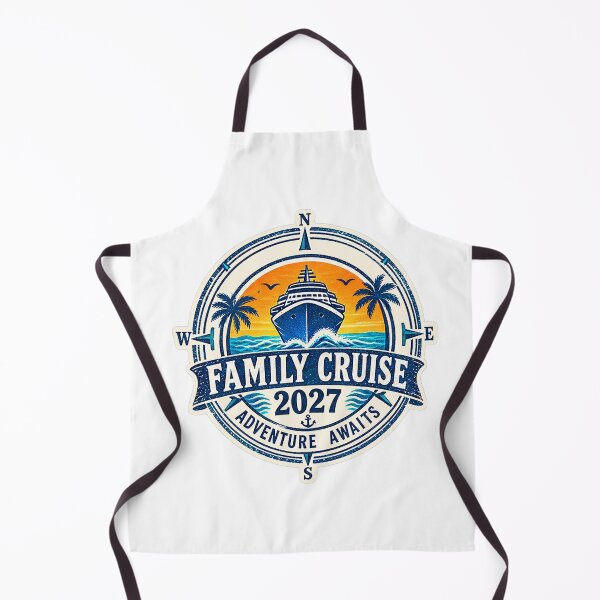 Item preview, TRAVEL COLLECTION - FAMILY CRUISE - PASSPORT - IMMIGRATION STAMP - HOTEL STICKER TAG • 2027 - ADVENTURE AWAITS v2  designed and sold by WheelieGdArt.