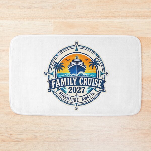 Item preview, TRAVEL COLLECTION - FAMILY CRUISE - PASSPORT - IMMIGRATION STAMP - HOTEL STICKER TAG • 2027 - ADVENTURE AWAITS v2  designed and sold by WheelieGdArt.