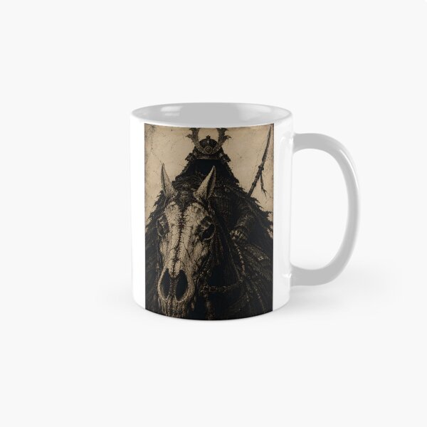 Item preview, Dark Samurai Art - Undead Rider on a Skeletal Horse designed and sold by MouradStudio.