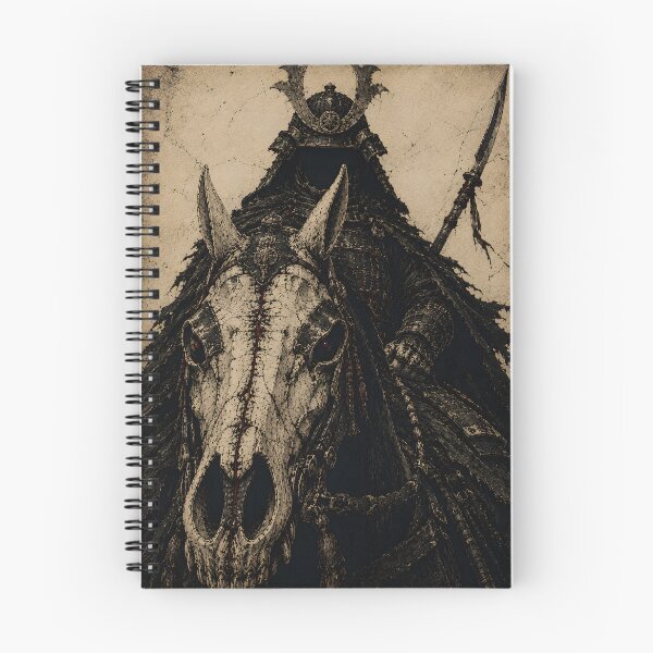 Item preview, Dark Samurai Art - Undead Rider on a Skeletal Horse designed and sold by MouradStudio.