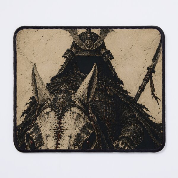 Item preview, Dark Samurai Art - Undead Rider on a Skeletal Horse designed and sold by MouradStudio.