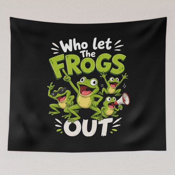 Item preview, Who let The Frogs Out  designed and sold by TheEndDesign.
