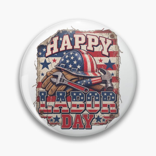 Item preview, Labor Day Gift Shirt For Dad - Patriotic Hard Hat Tool Tee designed and sold by relso.