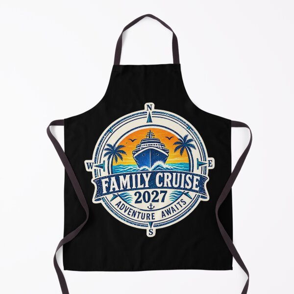 Item preview, TRAVEL COLLECTION - FAMILY CRUISE - PASSPORT - IMMIGRATION STAMP - HOTEL STICKER TAG • 2027 - ADVENTURE AWAITS designed and sold by WheelieGdArt.