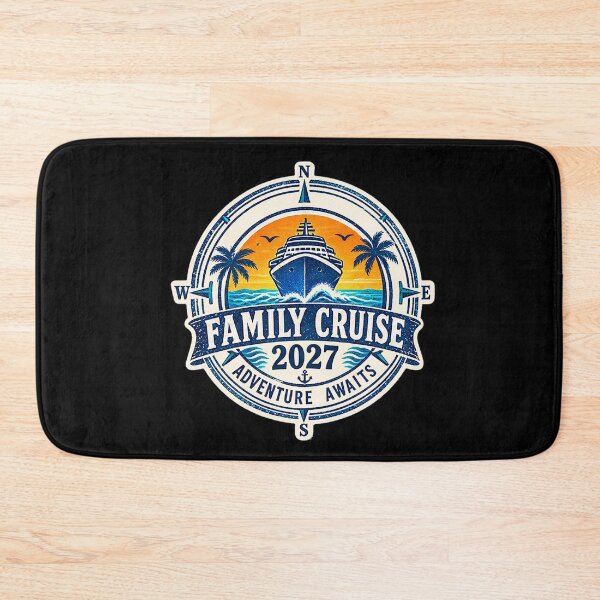 Item preview, TRAVEL COLLECTION - FAMILY CRUISE - PASSPORT - IMMIGRATION STAMP - HOTEL STICKER TAG • 2027 - ADVENTURE AWAITS designed and sold by WheelieGdArt.