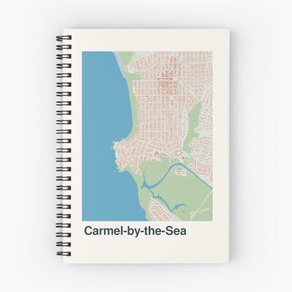 Item preview, Carmel-by-the-Sea Minimalistic Map Art designed and sold by MapsNerd.