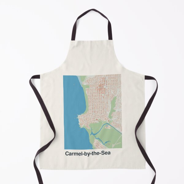 Artikelvorschau, Minimalistische Kartenkunst von Carmel-by-the-Sea entworfen und verkauft von MapsNerd.