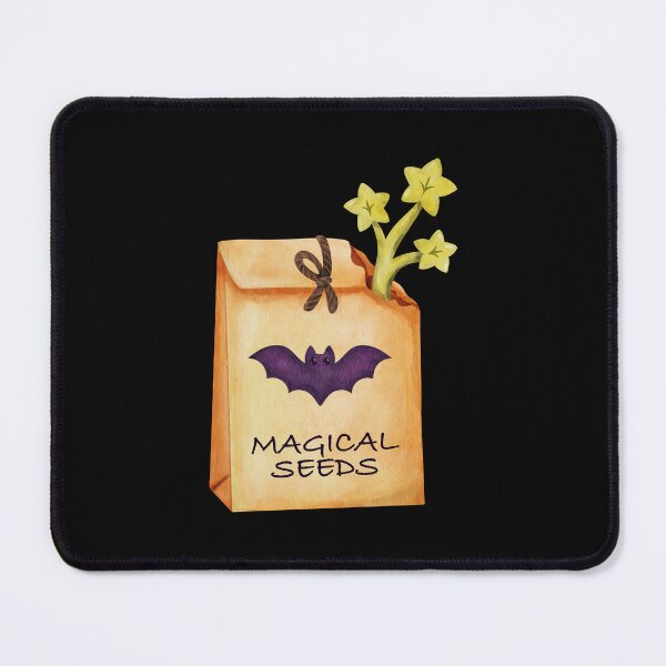 Item preview, Magical Seeds Paper Bag Spooky Bat Watercolor Clipart designed and sold by ArtTinulyaOk.