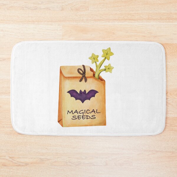Item preview, Magical Seeds Paper Bag Spooky Bat Watercolor Clipart designed and sold by ArtTinulyaOk.