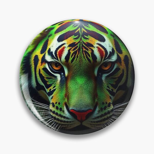Item preview, Rainbow Prism Tiger – Vibrant Multicolored Tiger Portrait designed and sold by MFMart.