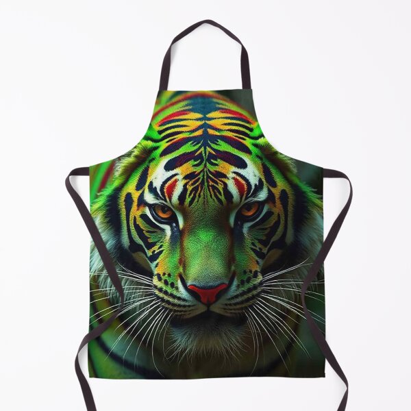 Item preview, Rainbow Prism Tiger – Vibrant Multicolored Tiger Portrait designed and sold by MFMart.