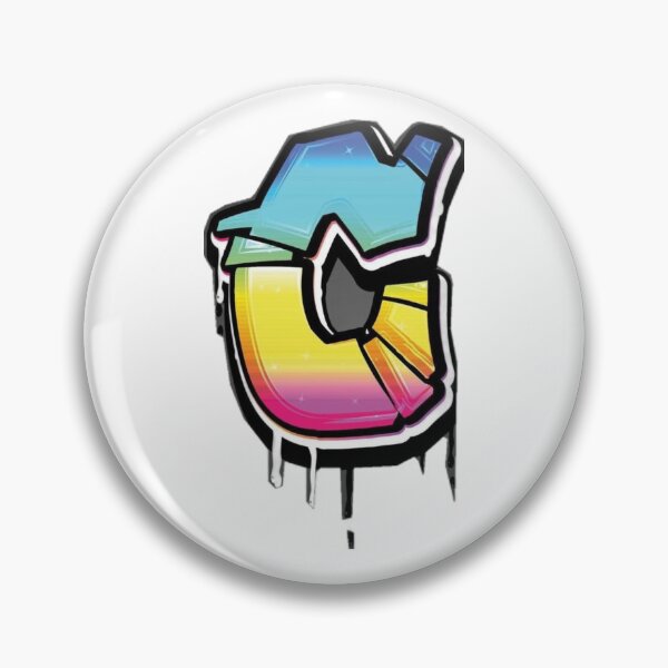 Item preview, Colorful Graffiti Letter R – Retro Street Art Design designed and sold by aloksahu123.