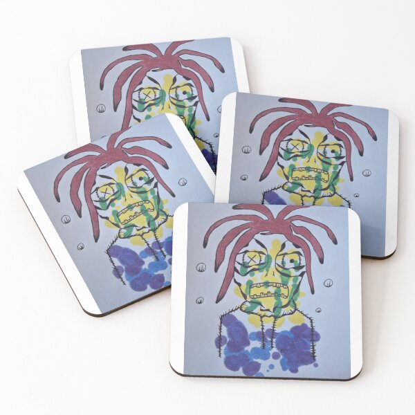 Item preview, Grunge Abstract Monster Zombie Portrait Drawing designed and sold by chakchabni.