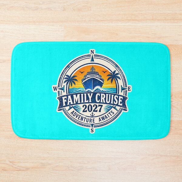 Item preview, TRAVEL COLLECTION - FAMILY CRUISE - PASSPORT - IMMIGRATION STAMP - HOTEL STICKER TAG • 2027 - ADVENTURE AWAITS v3 designed and sold by WheelieGdArt.