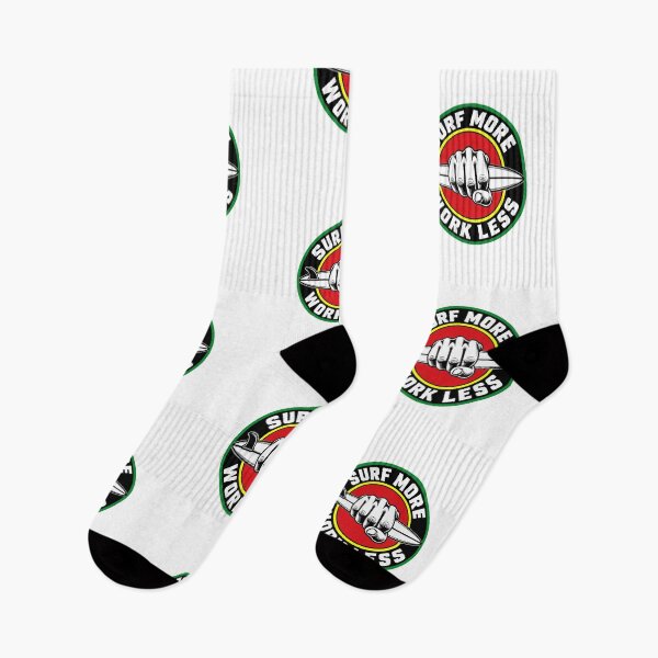 Item preview, Surf Más Trabajo Menos Colores Rasta designed and sold by Mick G Designs.