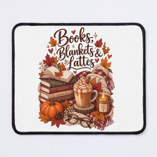 Item preview, Book blankets and lattes  designed and sold by cutedesignsbybrooklyn.