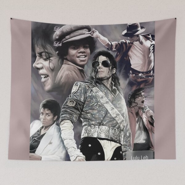 Item preview, Michael Jackson – King of Pop Through the Years -  Collage designed and sold by LuluLeb.