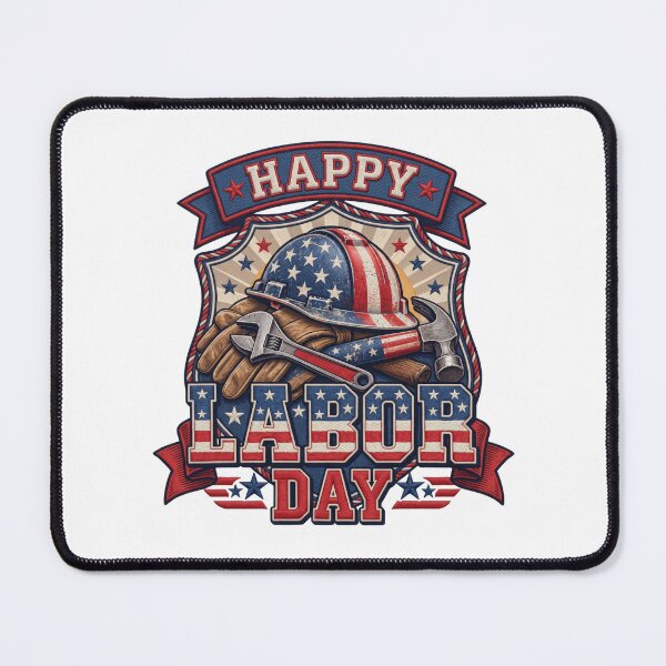 Item preview, American Flag Labor Day Shirt - Patriotic Summer Worker Tee designed and sold by relso.