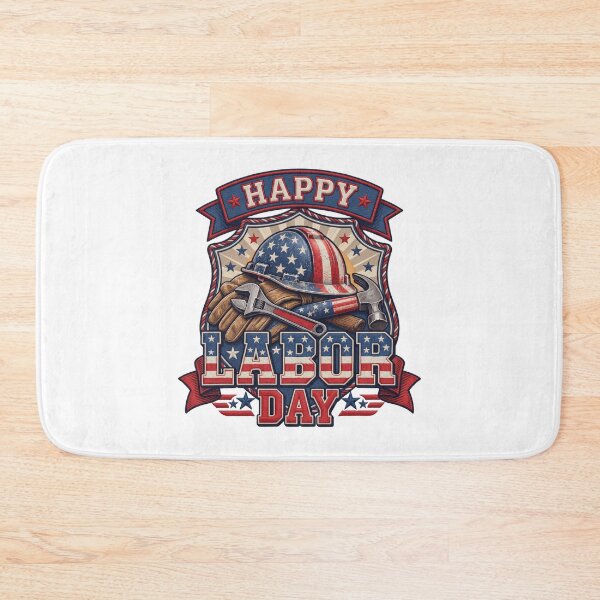 Item preview, American Flag Labor Day Shirt - Patriotic Summer Worker Tee designed and sold by relso.