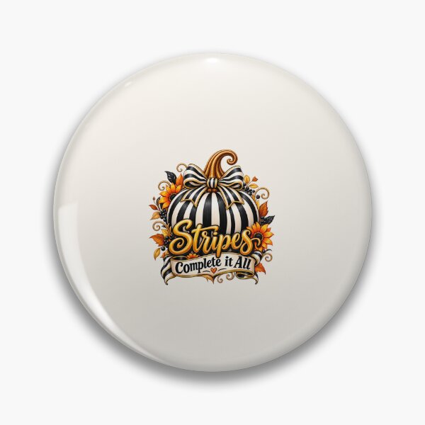 Item preview, Stripes Complete It All – Zebra Pumpkin Halloween Design designed and sold by annenambiro.
