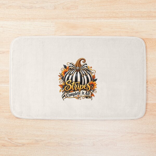 Item preview, Stripes Complete It All – Zebra Pumpkin Halloween Design designed and sold by annenambiro.