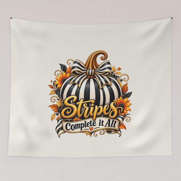 Item preview, Stripes Complete It All – Zebra Pumpkin Halloween Design designed and sold by annenambiro.