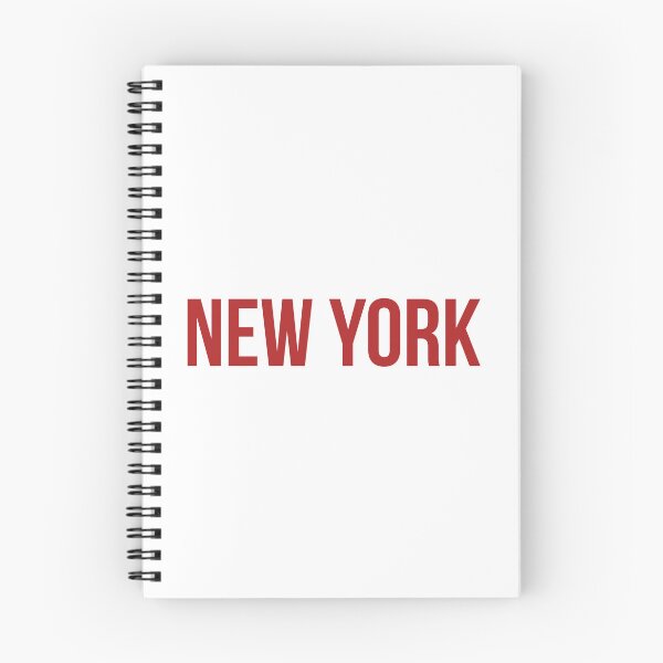 Item preview, New York City Red Bold Minimalist Retro Typography designed and sold by FemmePod.