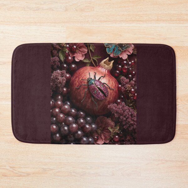 Item preview, Jeweled Beetle and Pomegranate Dark Academia Still Life designed and sold by DMarquiseArt.