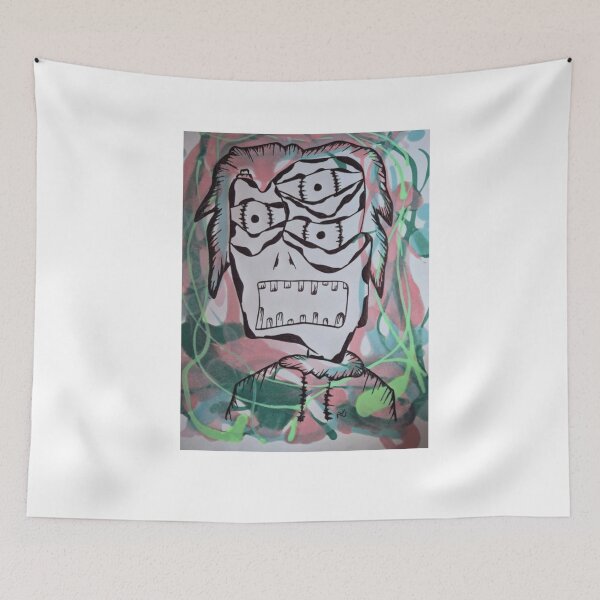 Item preview, Surreal Multi Eyed Abstract Face designed and sold by chakchabni.