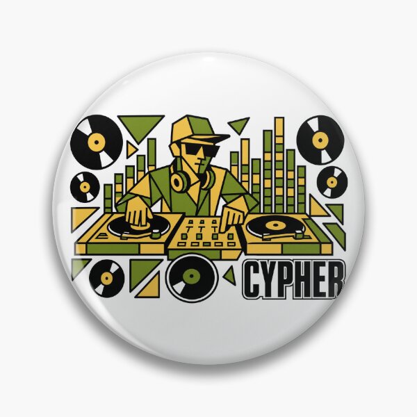Item preview, Cypher DJ Pop Art Geometric Turntable 80s Hip Hop designed and sold by Art&Fun.