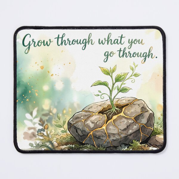 Item preview, Grow Throught What You Go Through designed and sold by ART ATTACK ZONE.