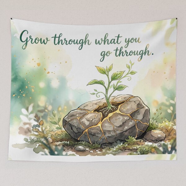 Item preview, Grow Throught What You Go Through designed and sold by ART ATTACK ZONE.