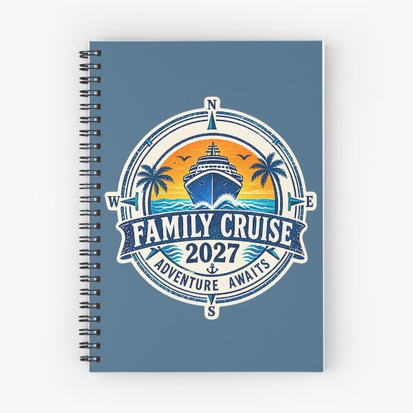 Item preview, TRAVEL COLLECTION - FAMILY CRUISE - PASSPORT - IMMIGRATION STAMP - HOTEL STICKER TAG • 2027 - ADVENTURE AWAITS v6 designed and sold by WheelieGdArt.