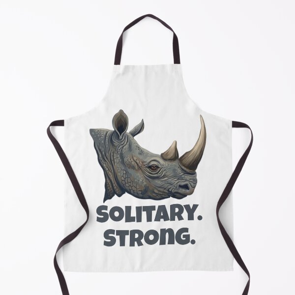 Item preview, Solitary Strong Rhinoceros - Bold African Wildlife Art designed and sold by Aelmajaoui.