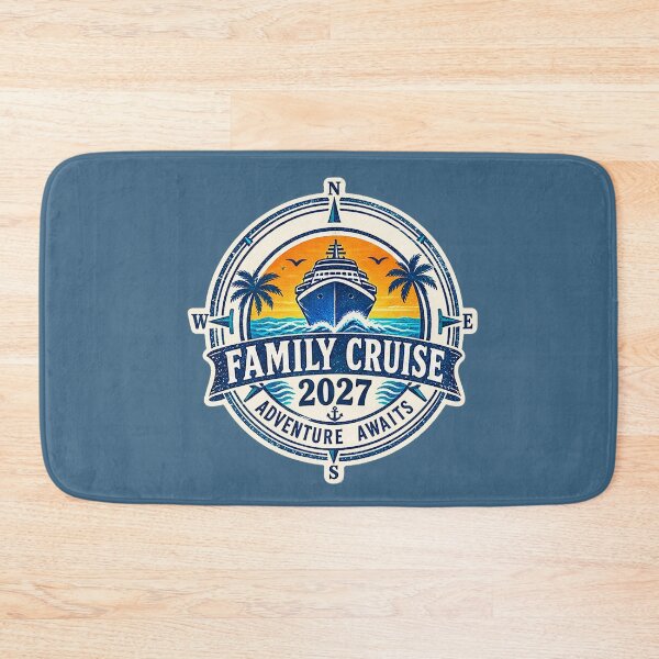 Item preview, TRAVEL COLLECTION - FAMILY CRUISE - PASSPORT - IMMIGRATION STAMP - HOTEL STICKER TAG • 2027 - ADVENTURE AWAITS v6 designed and sold by WheelieGdArt.