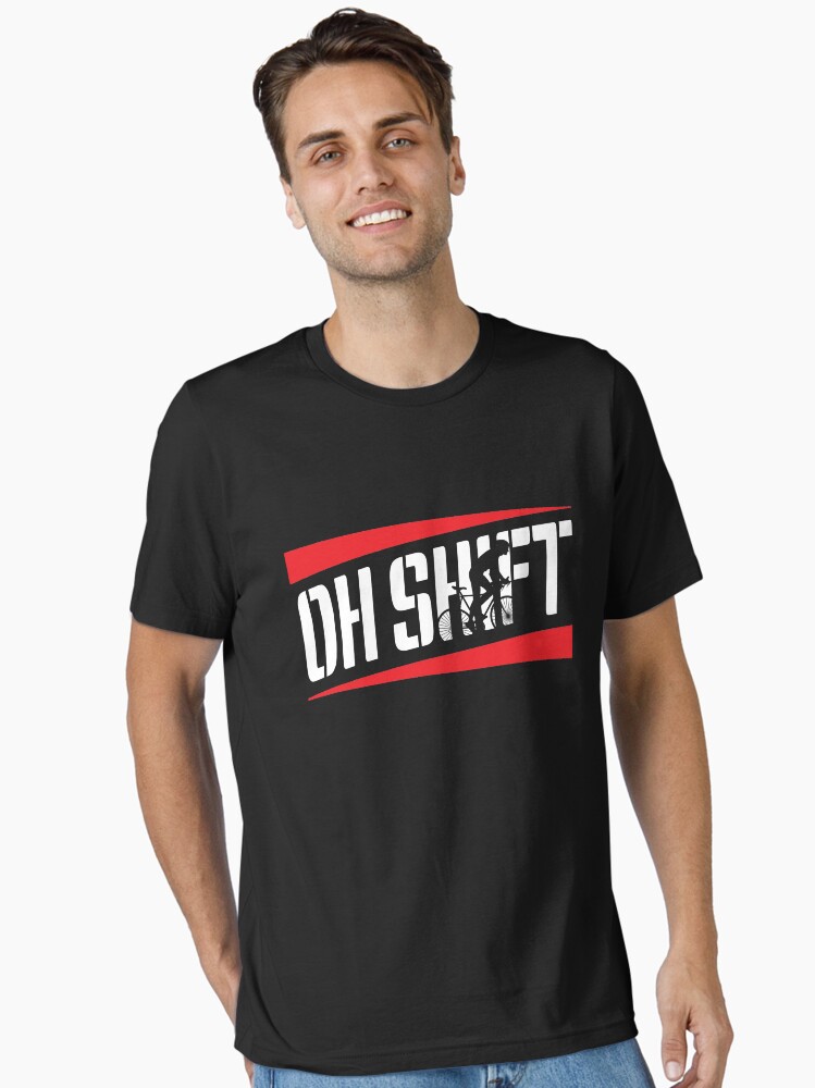 Thumbnail 1 von 7, Essential T-Shirt, Oh Shift - Funny Bike Quote Gift designt und verkauft von yeoys.