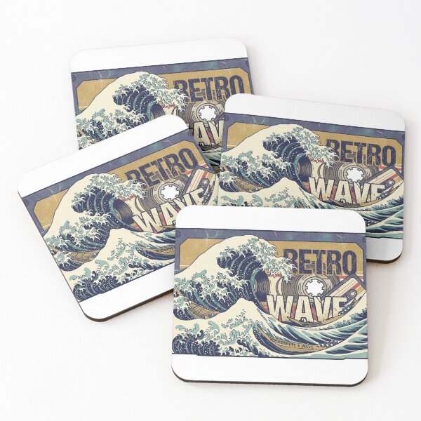 Item preview, Retro Wave Cassette & Wave designed and sold by nnnememtw.