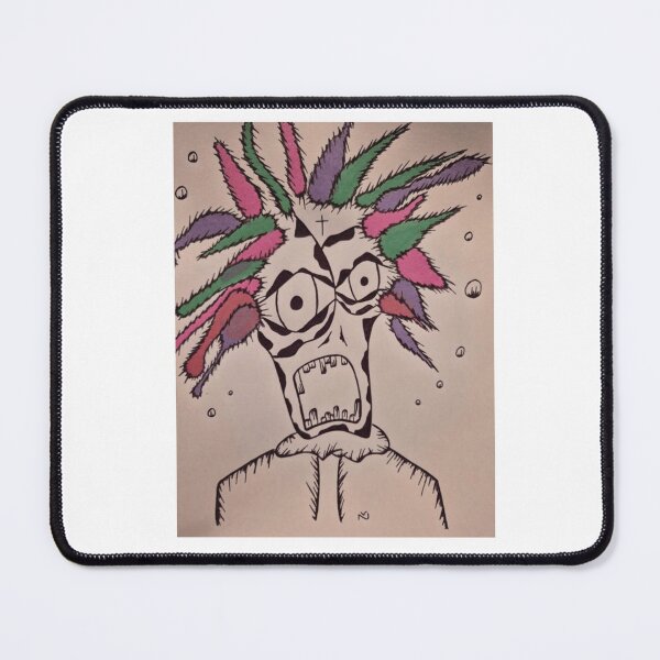 Item preview, Shocked Spiky Hair Punk Monster Art designed and sold by chakchabni.