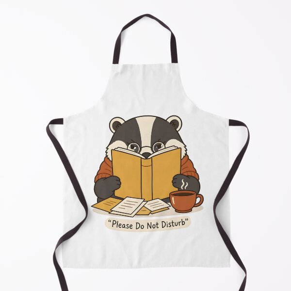 Item preview, Please Do Not Disturb Badger Reading Book designed and sold by Herodestroyer.