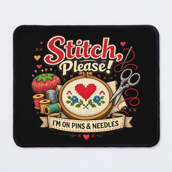 Item preview, Cross Stitch Love – Funny Embroidery & Sewing Craft  designed and sold by SidTastic .