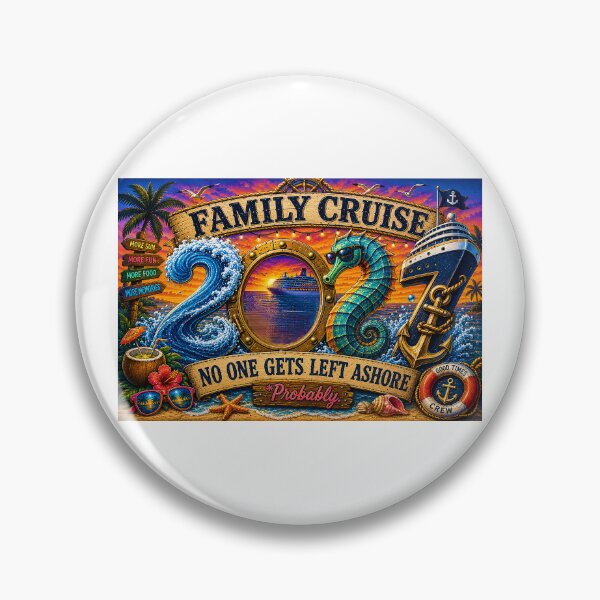 Item preview, TRAVEL COLLECTION - FAMILY CRUISE - 2027 - NO ONE GETS LEFT ASHORE - PROBABLY designed and sold by WheelieGdArt.