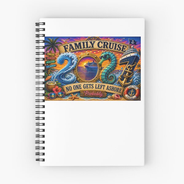 Item preview, TRAVEL COLLECTION - FAMILY CRUISE - 2027 - NO ONE GETS LEFT ASHORE - PROBABLY designed and sold by WheelieGdArt.